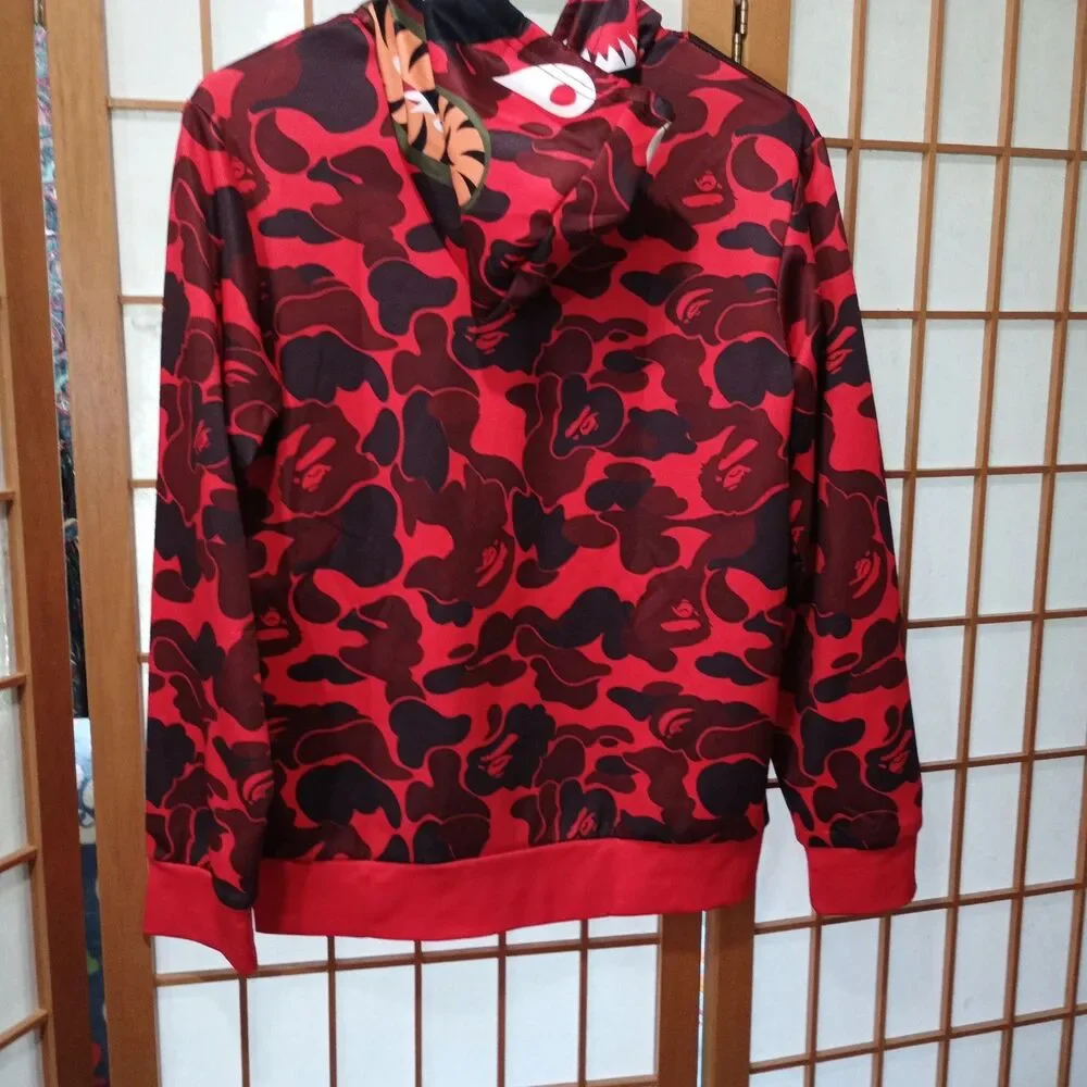 Camo red shark